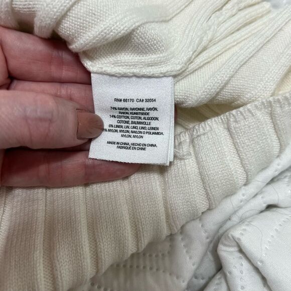 Anthropologie Plus Ivory Cable Knit
Tank small ribbed - Picture 13 of 13